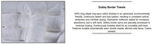 Load image into Gallery viewer, St. Moritz Dobby Border Towels